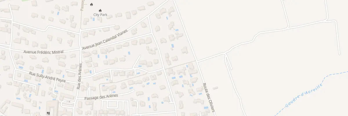 Plan du 7 Pas de l’Espigau à Mouriès