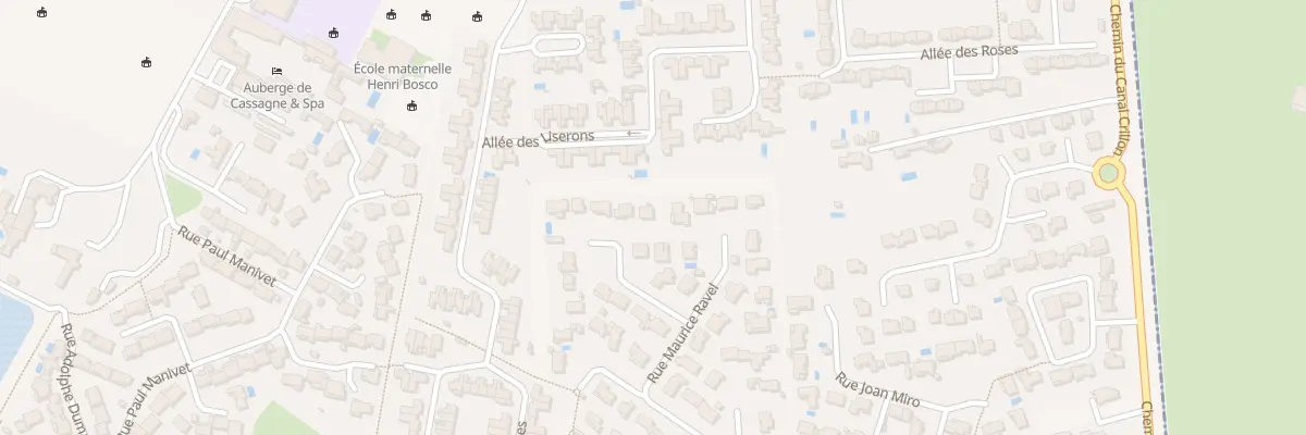 Plan du 7 Rue Claude Debussy au Pontet