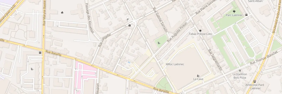 Plan du 20 Rue Président Krüger à Lyon 8e Arrondissement