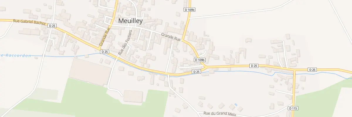 Plan du 8 Cour de Varanges à Meuilley