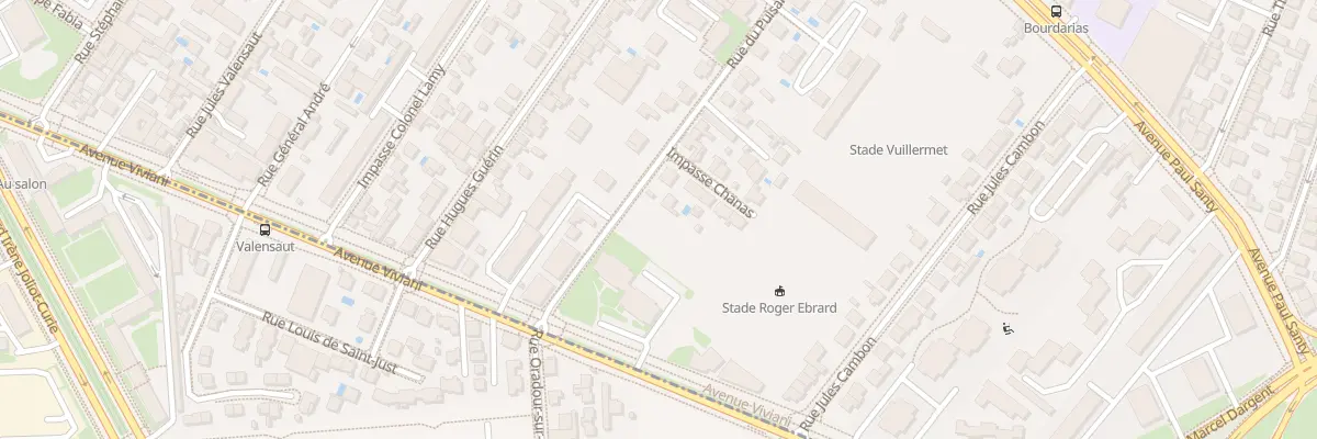 Plan du 27 Rue du Puisard à Lyon 8e Arrondissement