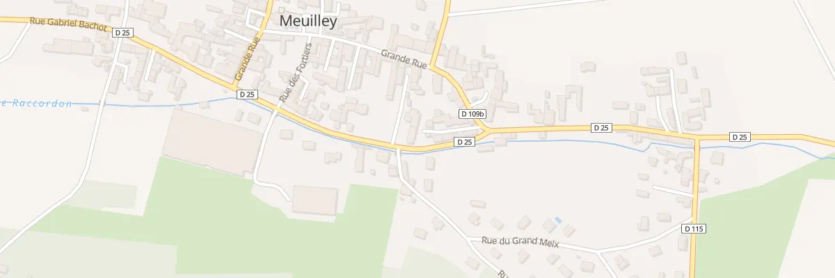Plan du 7 Cour de Varanges à Meuilley