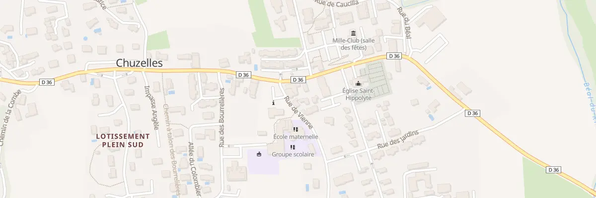 Plan du 15 Rue de Vienne à Chuzelles