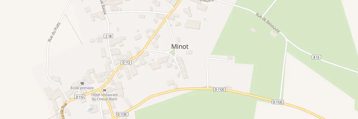 Plan du 3 Rue des Creux à Minot