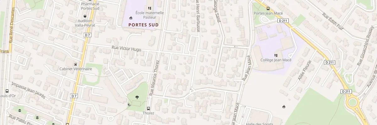 Plan du 24 Rue Henri Barbusse à Portes-lès-Valence