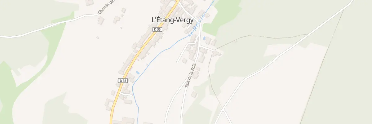Plan du 2C Chem des Jardins à L’Étang-Vergy