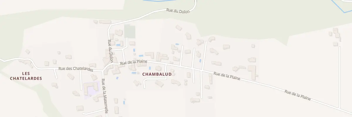 Plan du 9 Rue de la Plaine à Bougé-Chambalud