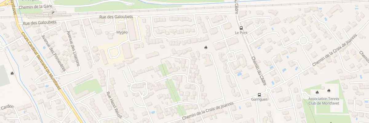 Plan du 77 Rue des Anciens Paturages Mft à Avignon