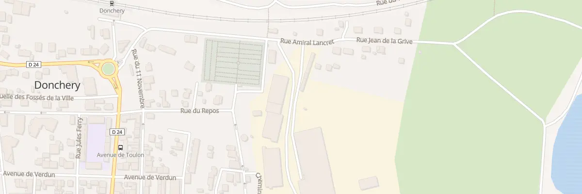 Plan du 2 Rue Amiral Lancret à Donchery