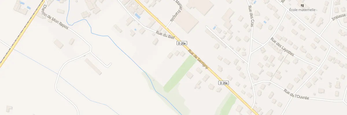 Plan du 24 Rue de Serrigny à Ladoix-Serrigny
