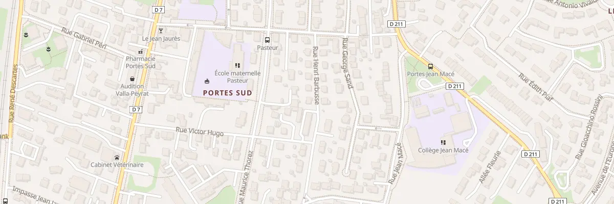 Plan du 12 Rue Henri Barbusse à Portes-lès-Valence