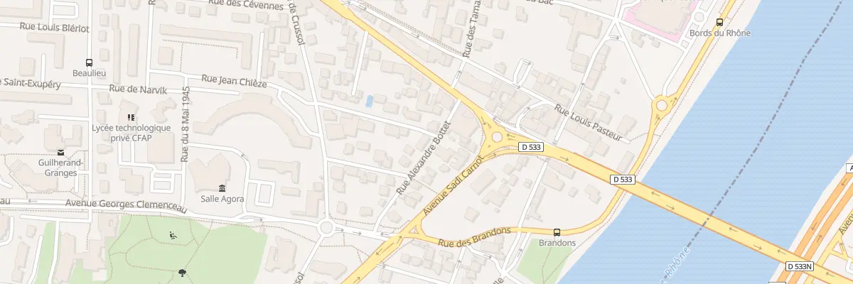 Plan du 60 Rue Alexandre Bottet à Guilherand-Granges