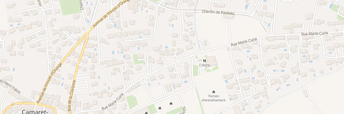 Plan du 24 Rue Marie Curie à Camaret-sur-Aigues