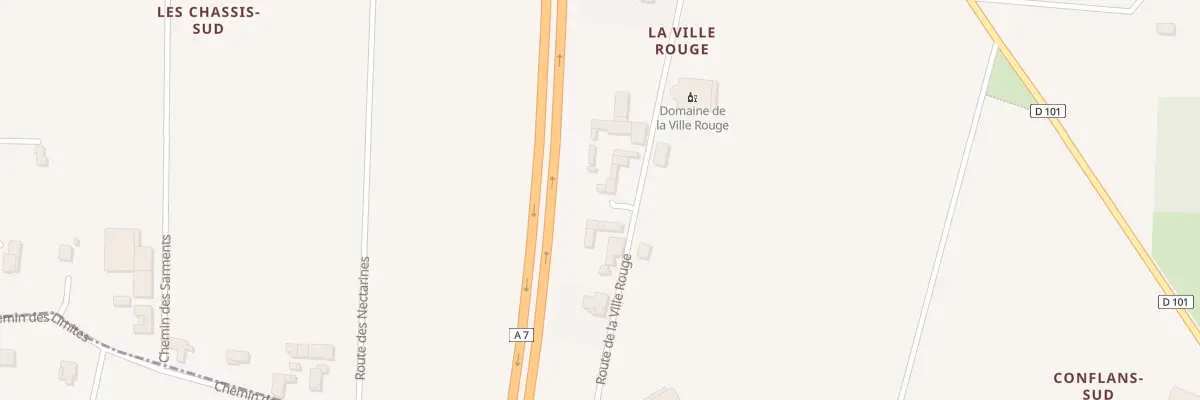 Plan du 460 Rte de la Ville Rouge à Mercurol-Veaunes