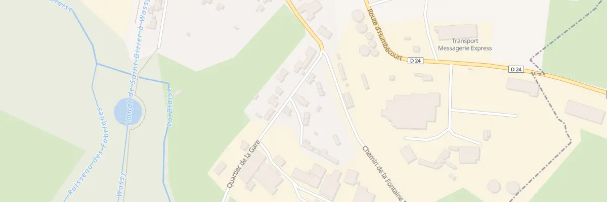 Plan du 11 Quartier de la Gare à Éclaron-Braucourt-Sainte-Livière
