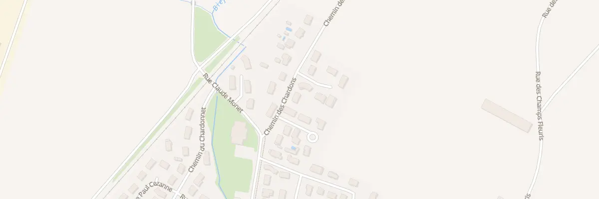 Plan du 4 Che des Chardons à Crissey