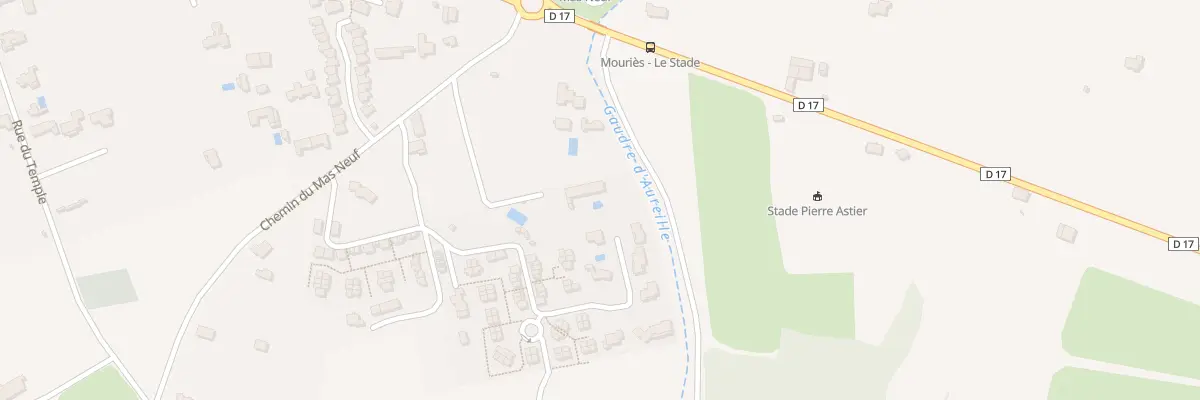Plan du 13 Mas Neuf à Mouriès