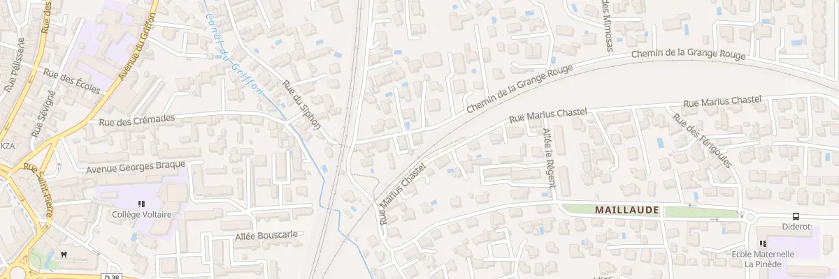 Plan du 72A Che de la Grange Rouge à Sorgues