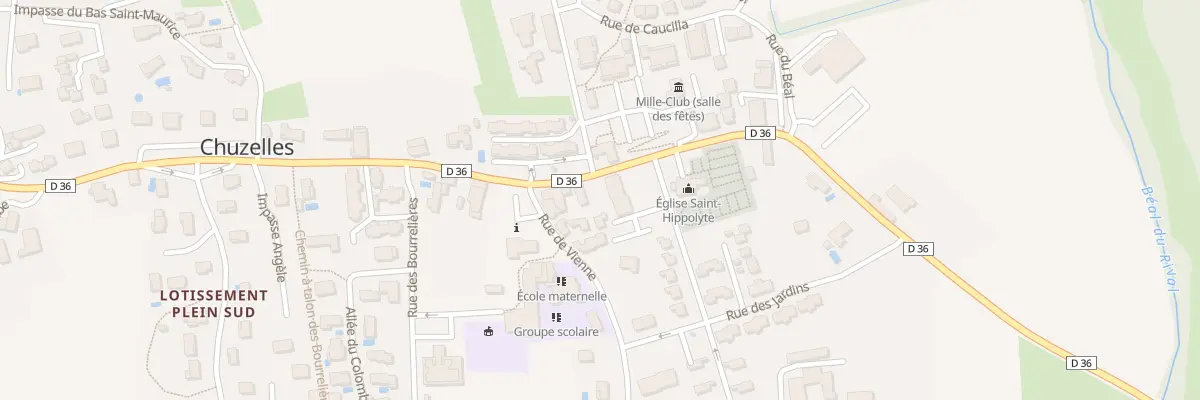 Plan du 44 Rue de la Croix de Tourmente à Chuzelles