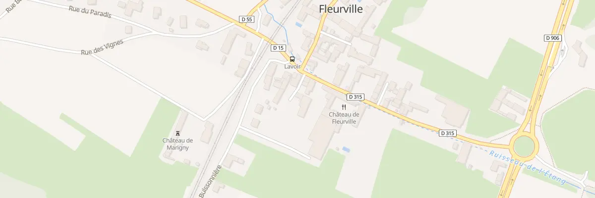 Plan du 5056F Rue du Glamont à Fleurville