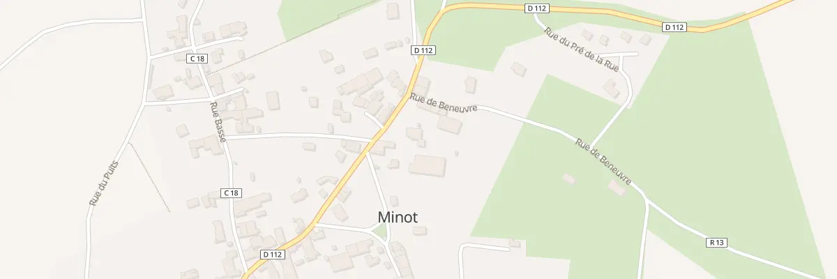 Plan du 14 Rue de Paluet à Minot