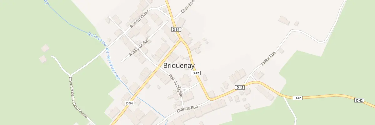 Plan du 2 Rue Derriere l’Eglise à Briquenay