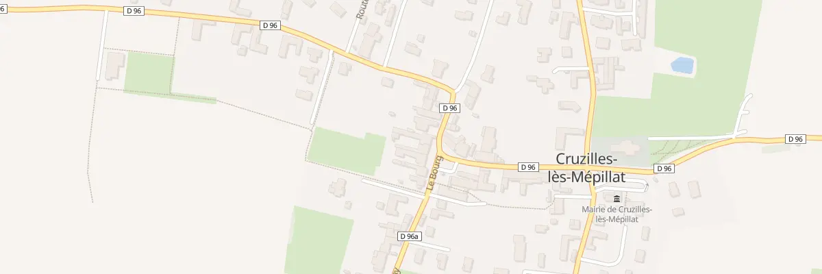Plan du 40 Le Bourg à Cruzilles-lès-Mépillat