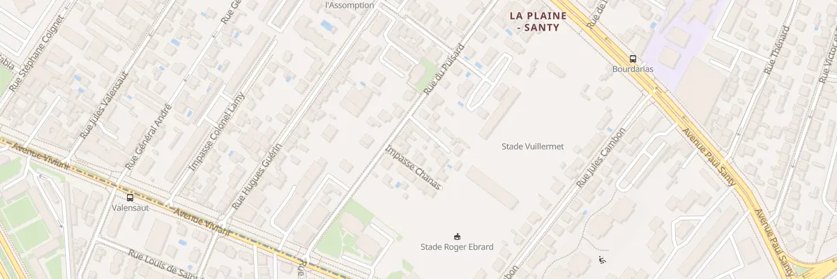 Plan du 17 Rue du Puisard à Lyon 8e Arrondissement