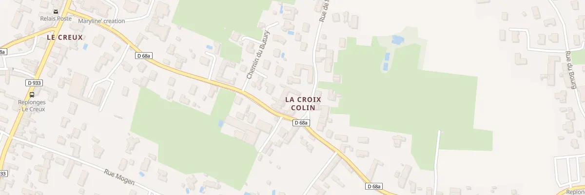 Plan du 5391 Croix Colin Nord à Replonges