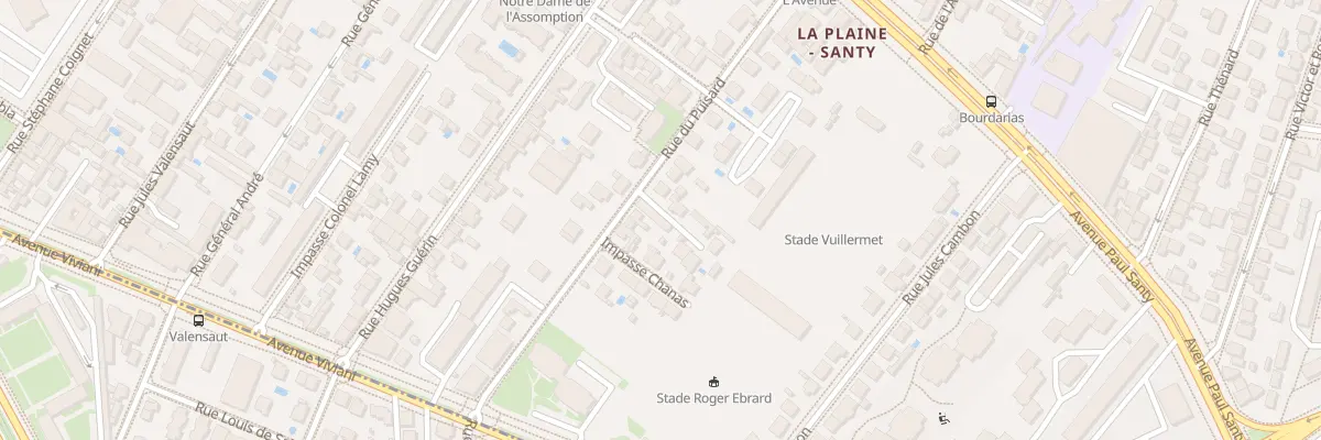 Plan du 15 Rue du Puisard à Lyon 8e Arrondissement