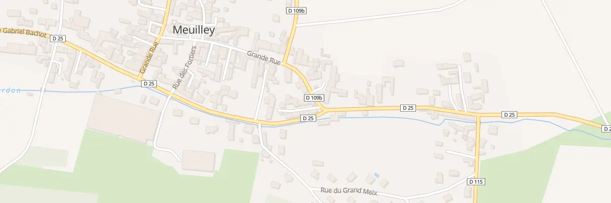 Plan du 4 Cour de Varanges à Meuilley