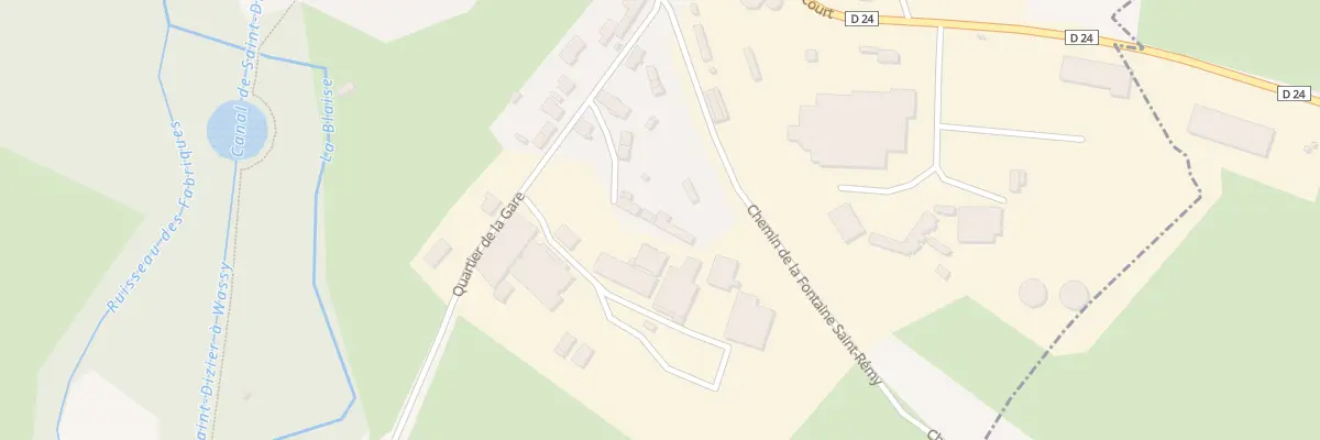 Plan du 23 Quartier de la Gare à Éclaron-Braucourt-Sainte-Livière