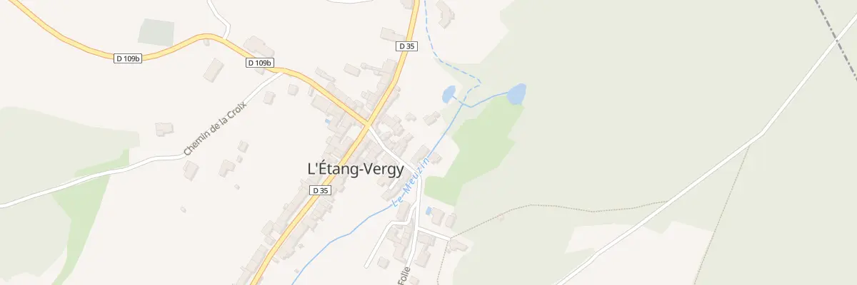 Plan du 10 Rue de la Folie à L’Étang-Vergy