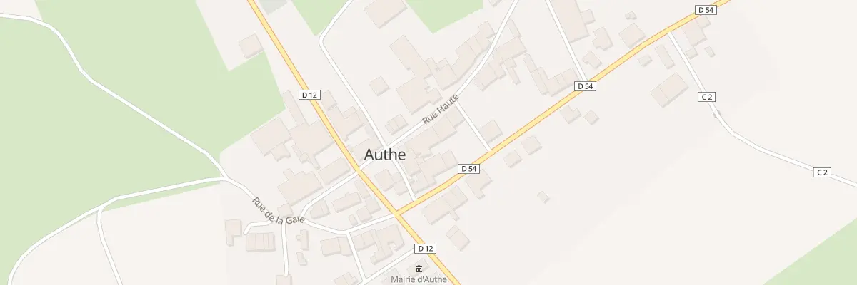 Plan du 4 Rue Haute à Authe