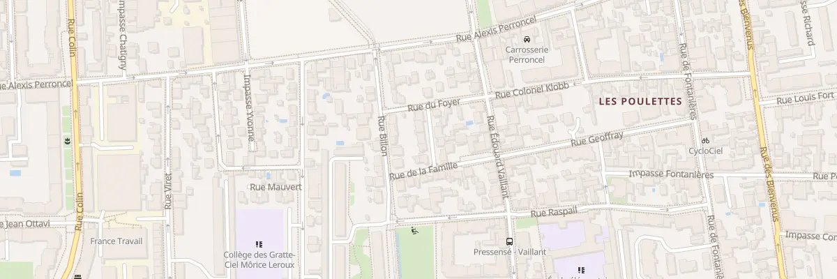 Plan du 6 Imp Chosson à Villeurbanne