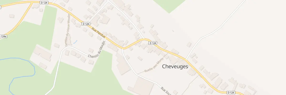 Plan du 4 Rue de la Belle Volée à Cheveuges