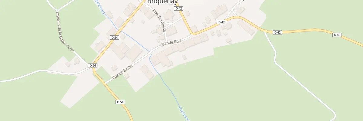 Plan du 4 Gr Grande Rue à Briquenay