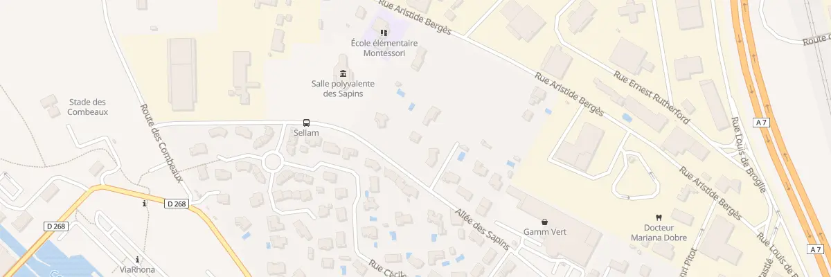 Plan du 303 All des Sapins à Bourg-lès-Valence