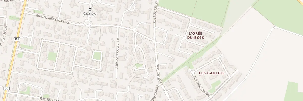 Plan du 11 All des Griottes à Portes-lès-Valence