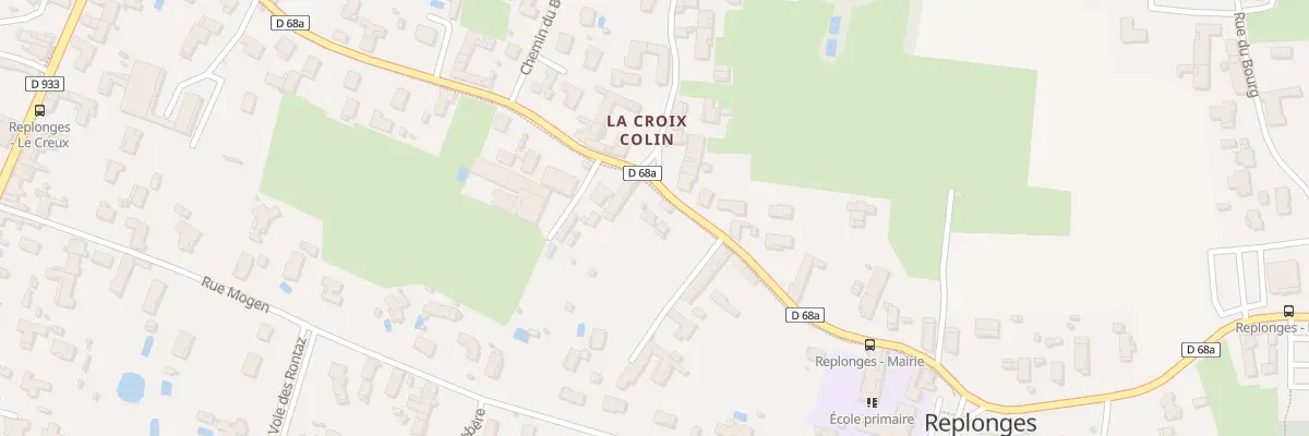 Plan du 472 Rue de la Croix Colin à Replonges