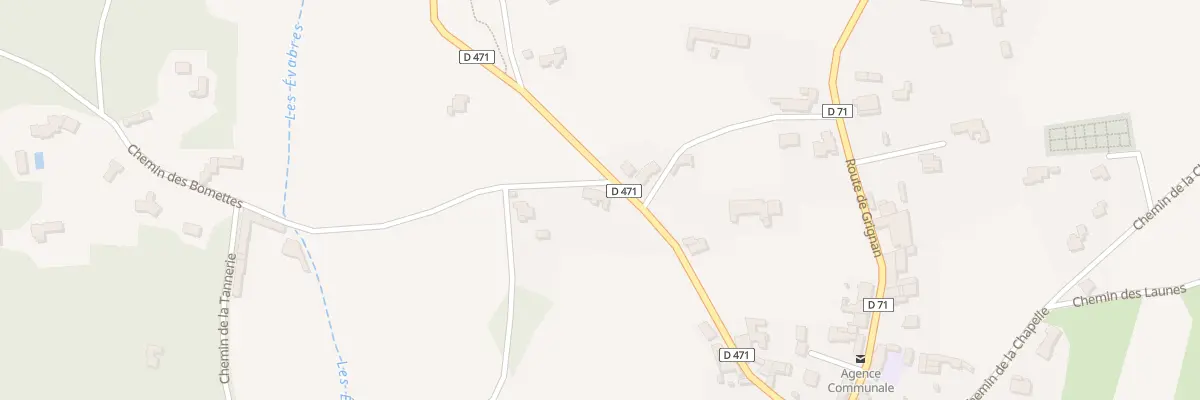 Plan du 5187 Les Piones à Chamaret