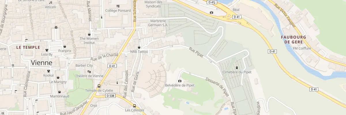 Plan du 22 Rue de Pipet à Vienne