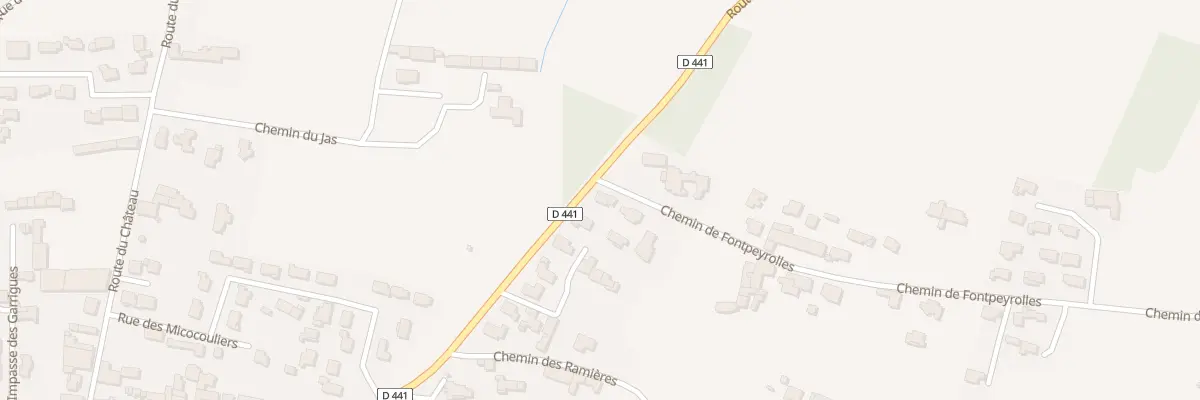 Plan du 20 Che de Fontpeyrolle à Bouchet