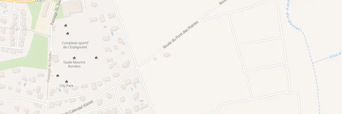 Plan du 5102A Rte du Pont des Plaines à Mouriès