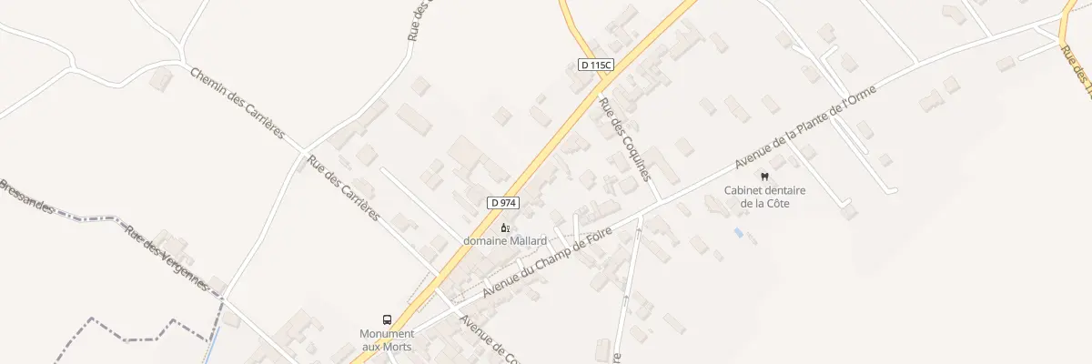 Plan du 37 Rte de Dijon à Ladoix-Serrigny