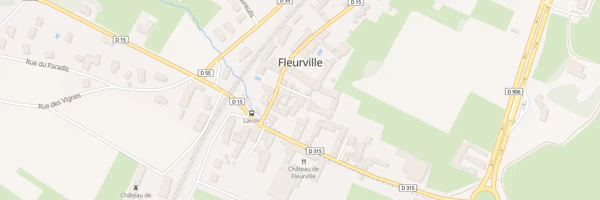 Plan du 5026F Rue Berthe Penillard à Fleurville
