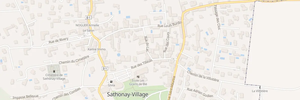 Plan du 6 Rue du Lac à Sathonay-Village