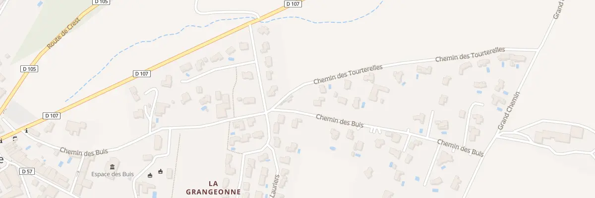 Plan du 465 Che des Buis à Marsanne