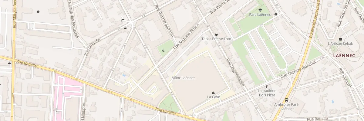Plan du 33 Rue Président Krüger à Lyon 8e Arrondissement