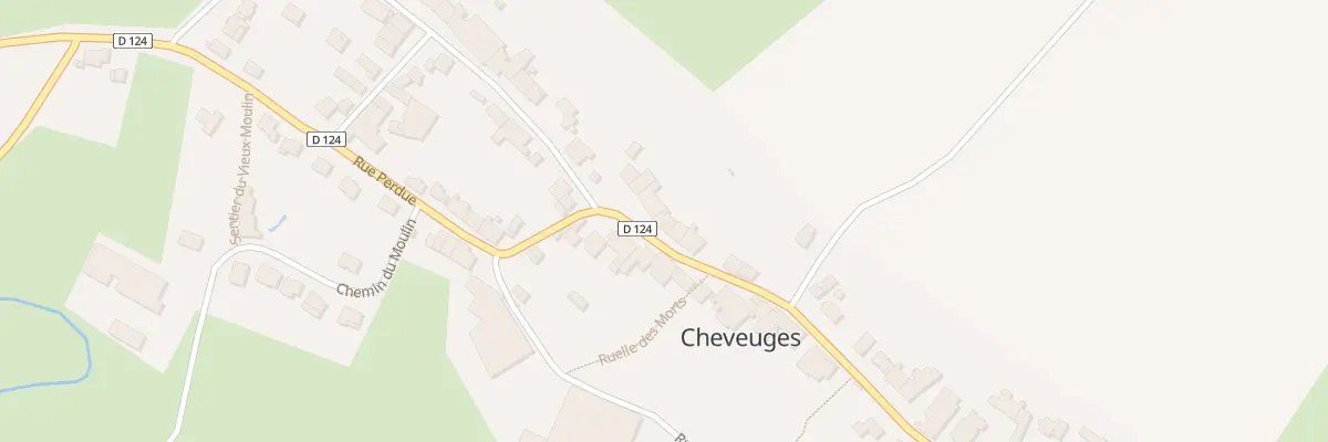 Plan du 9 Rue de la Belle Volée à Cheveuges